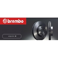 COPPIA DISCHI FRENO BREMBO ANT FOR AUDI A3 (8L1) 1.6-1.8  MM256