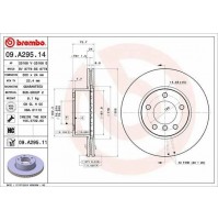 COPPIA DISCHI FRENO BREMBO ANT. FOR BMW SERIE 1 (E81) 120 I