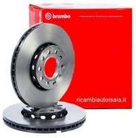 COPPIA DISCHI FRENO BREMBO ANT FOR FIAT STRADA PICK-UP (278) 1.3 D MULTIJET