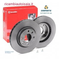 COPPIA DISCHI FRENO BREMBO ANT FOR NISSAN QASHQAI 1.5 DCI