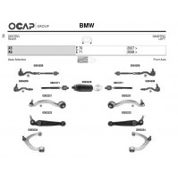 KIT BRACCI AVANTRENO ANT.  BMW X6 (E71) XFOR DRIVE 35D MOTORE M57D30