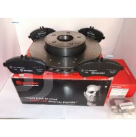 KIT DISCHI FRENOPASTIGLIE ANT BREMBO MERCEDES W204 CLASSE C 220CDI 125KW170CV