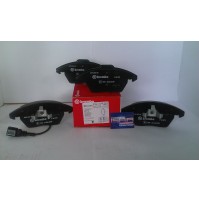 P85075 BREMBO KIT 4 PASTIGLIE PATTINI FRENO ANT FOR VW GOLF VI 2.0 TDI-