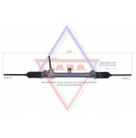 SCATOLA STERZO NUOVA PER FOR FIAT BRAVA-O/1.4 DAL 97-> (TRW CB513- CON SILENTBLOK)