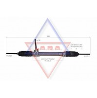 SCATOLA STERZO NUOVA PER FOR FIAT PANDA/1.1-1.2-1.3MJTD DAL 2003-> CON CITY L.990MM